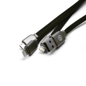 wk platinum wdc 010 3in1 lightning/micro usb/lightning cable black