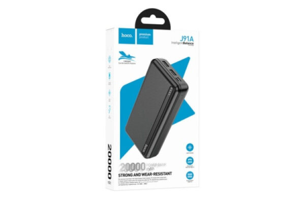 hoco j91a power bank 20000mah black