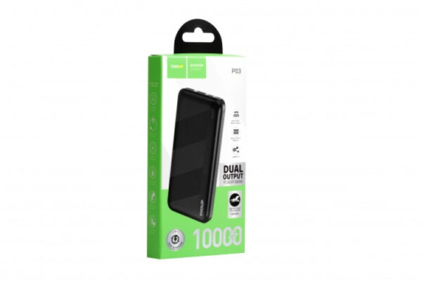 yooup p03 power bank 10000 black