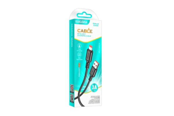 kakusiga ksc 982 weimeng lightning cable 3a 1 meter black