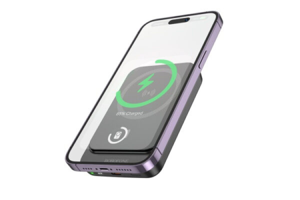 borofone bj63a nimble wireless power bank (magsafe compatible) pd20w 10000mah black