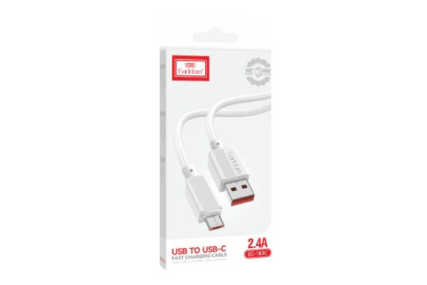 earldom ec 183m micro usb cable 1 meter white