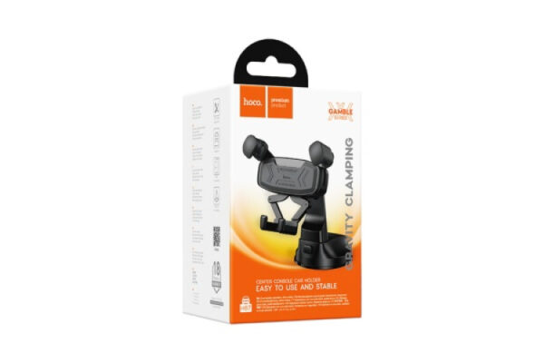 hoco h67 gamble gravity car mount with suction pad black (copy)