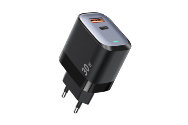 yooup nc118 d dual power charger (usb type c) pd 30w black