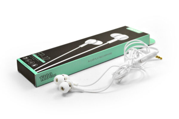 usams ep 12 wired headset white