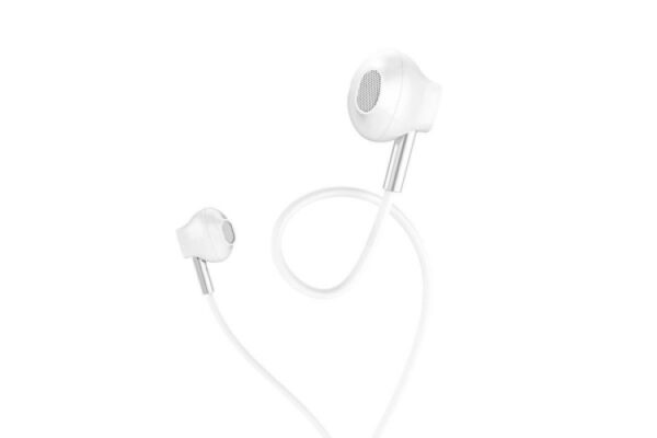 hoco m57 sky wired earphones with microphone white