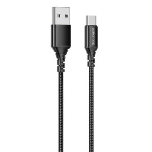 borofone bx54 ultra bright usb type c kÁbel 1 mÉter fekete