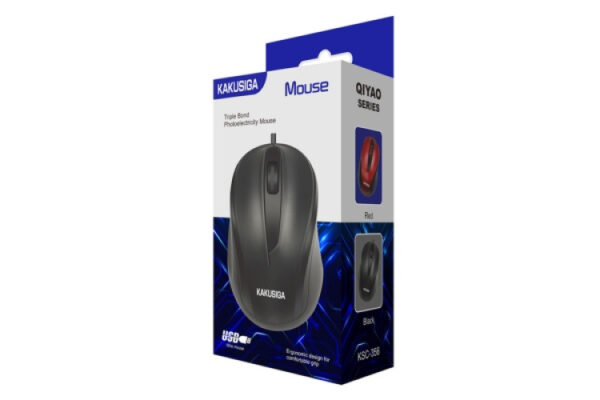 kakusiga ksc 356 qiyao wired mouse black