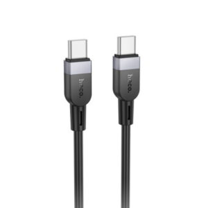 hoco x109 energy silicone usb type c/type c cable 60w 2 meter black