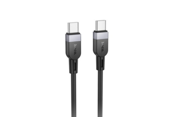 hoco x109 energy silicone usb type c/type c cable 60w 2 meter black