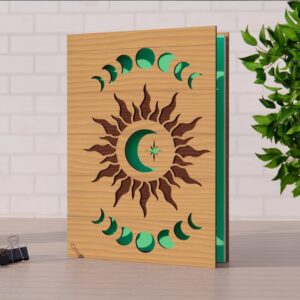 wood cover notebook 20001
